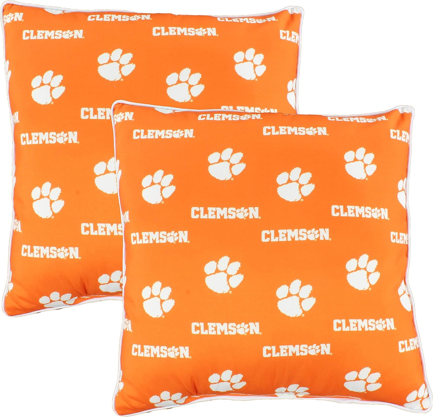 clemson throw pillows