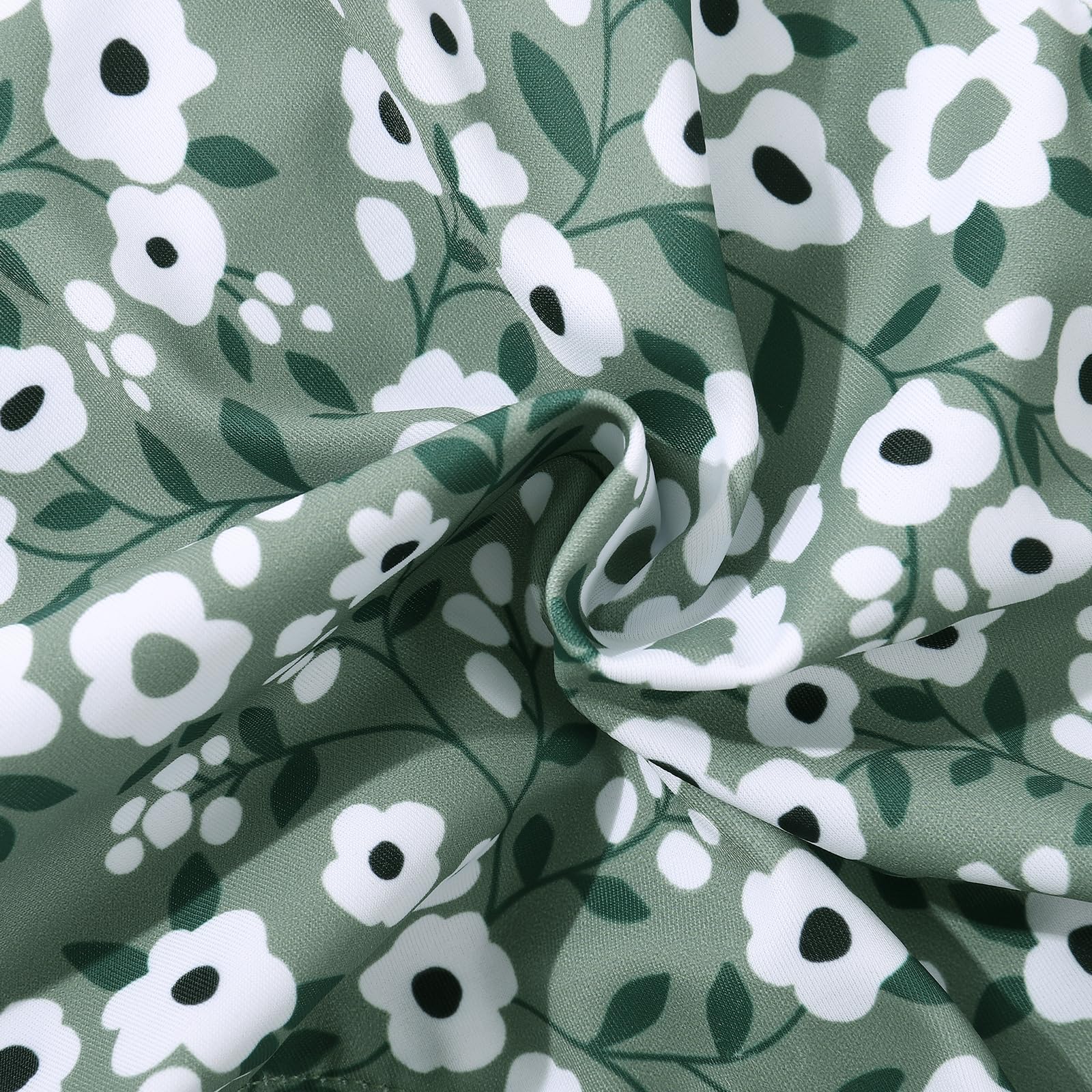 Traje de baño de 2 piezas para niñas, conjunto de bikini con bloques de color tropical, floral, lindo traje de baño para niñas