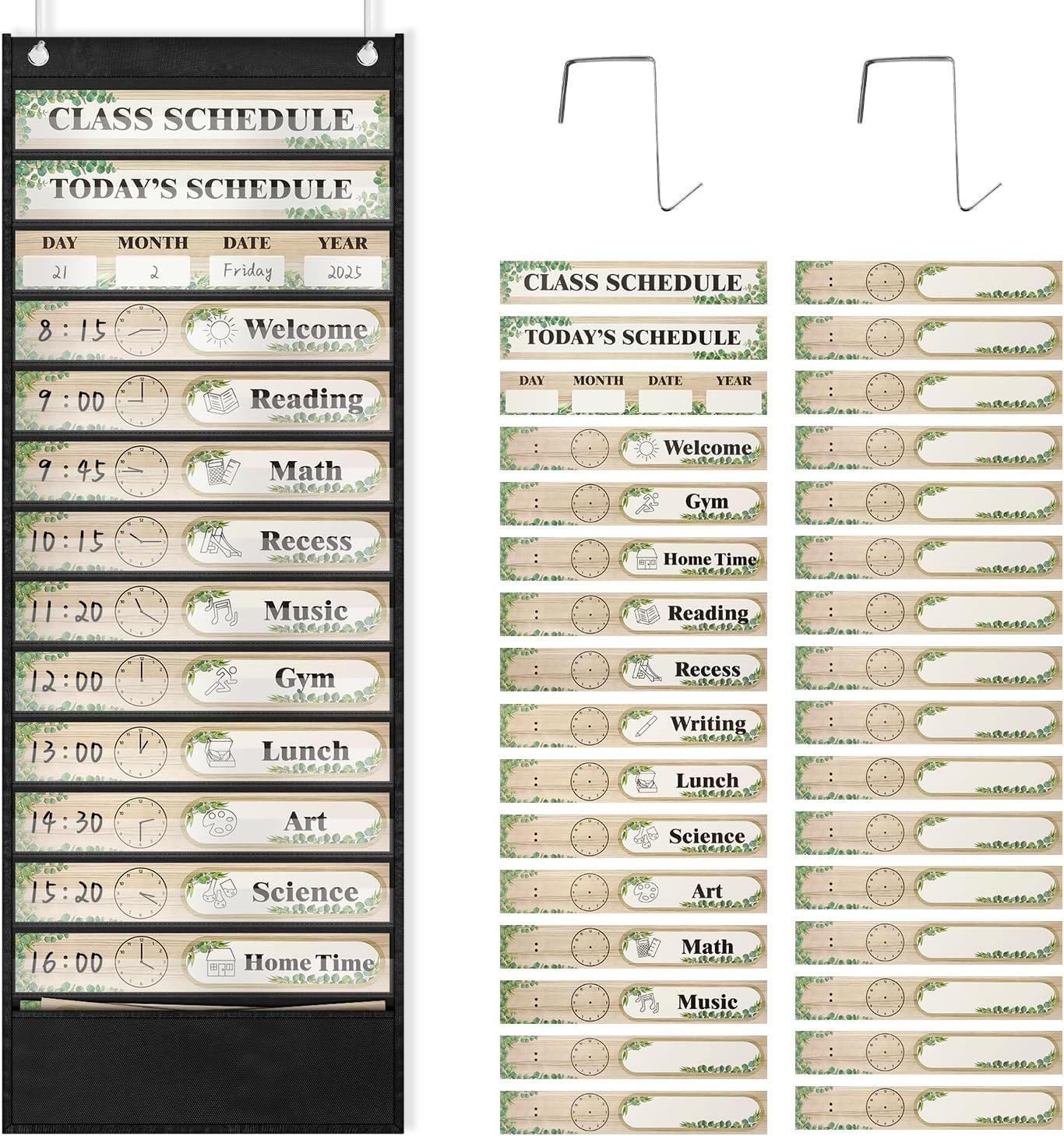 13+1 Daily Schedule Pocket...