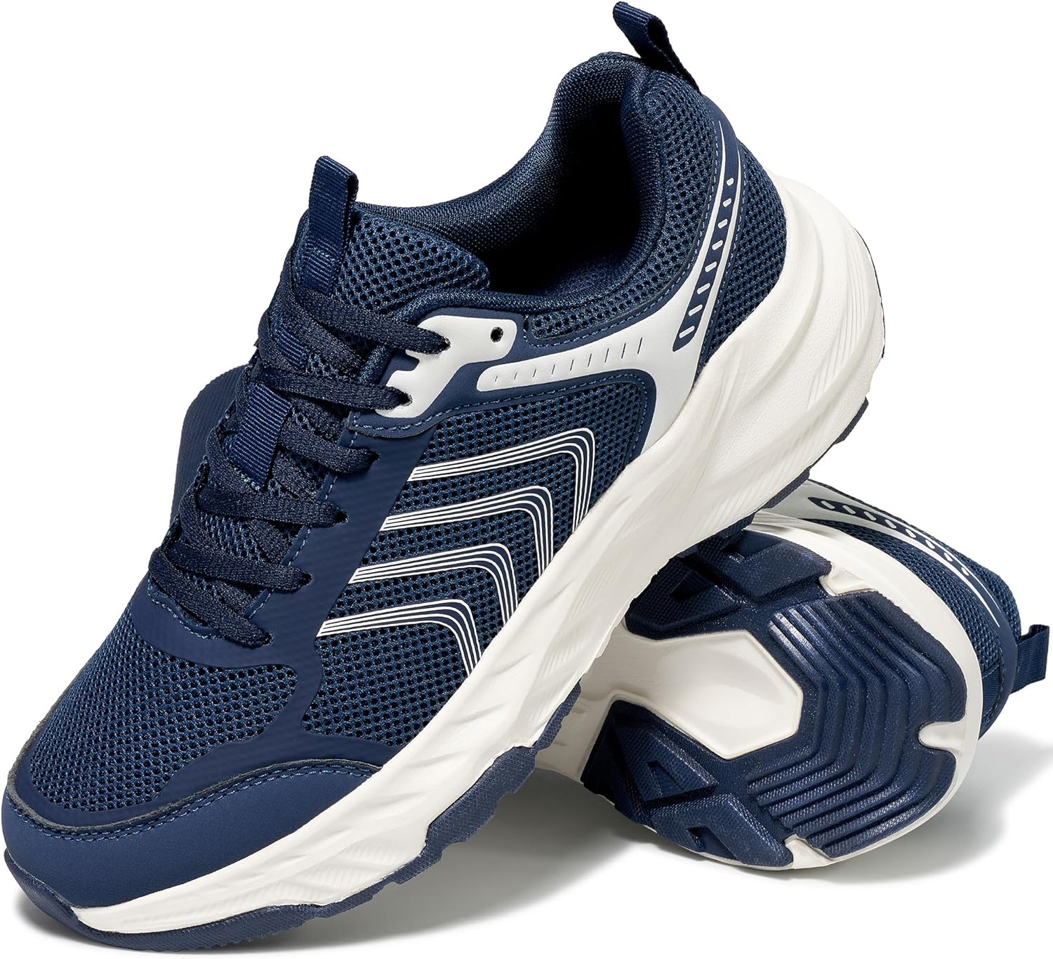 Ablanczoom Mens Sneakers Walking Shoes: Comfortable Breathable Cushioning Non Slip Casual Tennis for Gym Workout Athletic