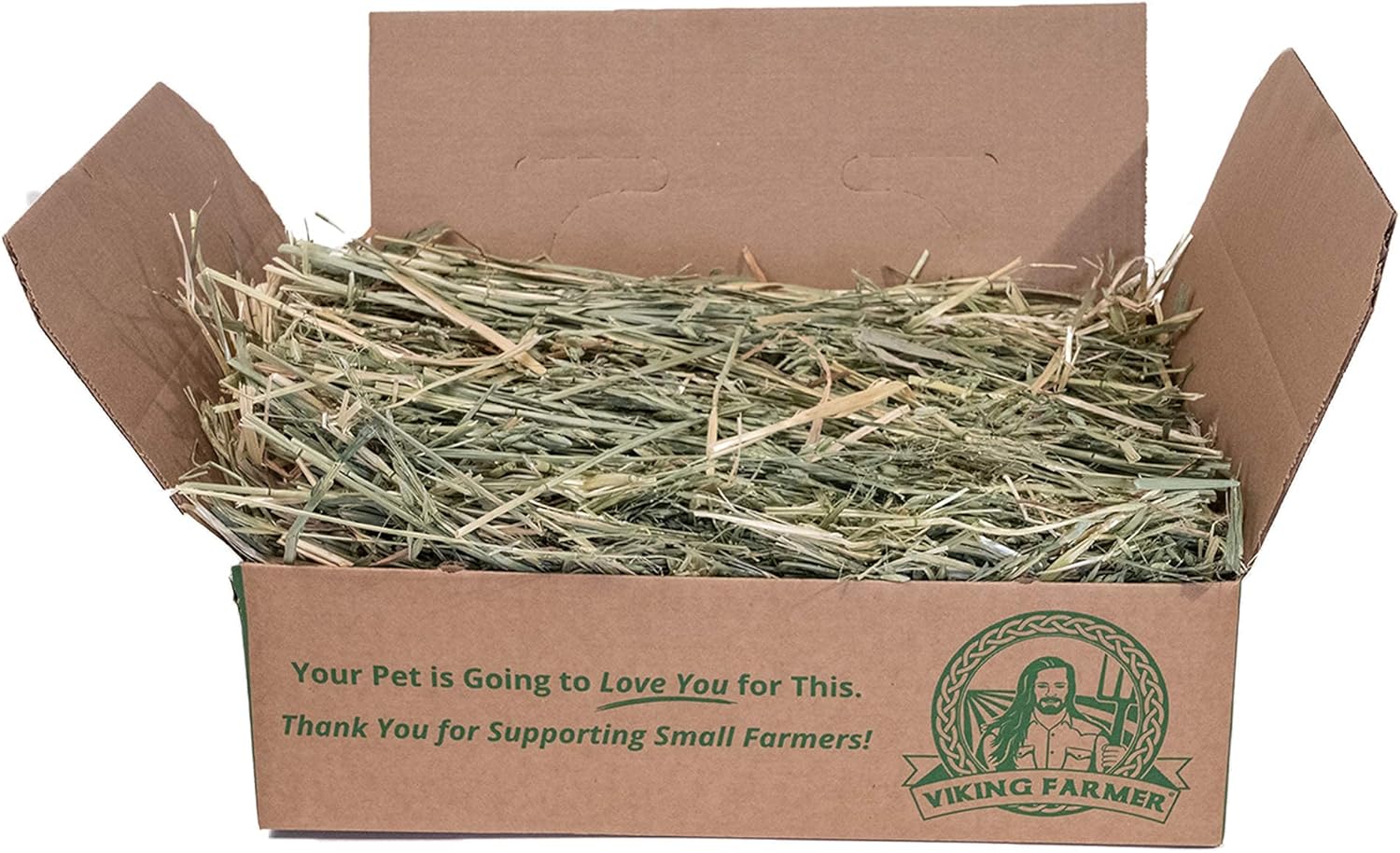 Viking Farmer Oat Hay for Rabbits & Small Pets, 3 lbs