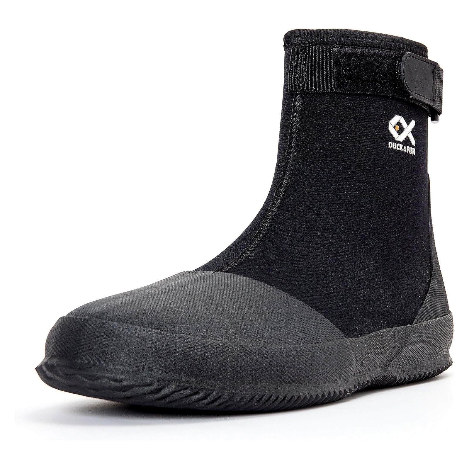 Duck and Fish Black Neoprene Wading Shoe (Black, US 10)
