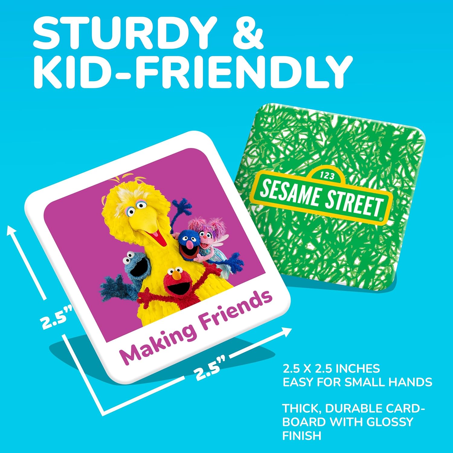 MasterPieces Kids Games - Sesame Street Matching Game - Fun for Kids and Family - Laugh and Learn