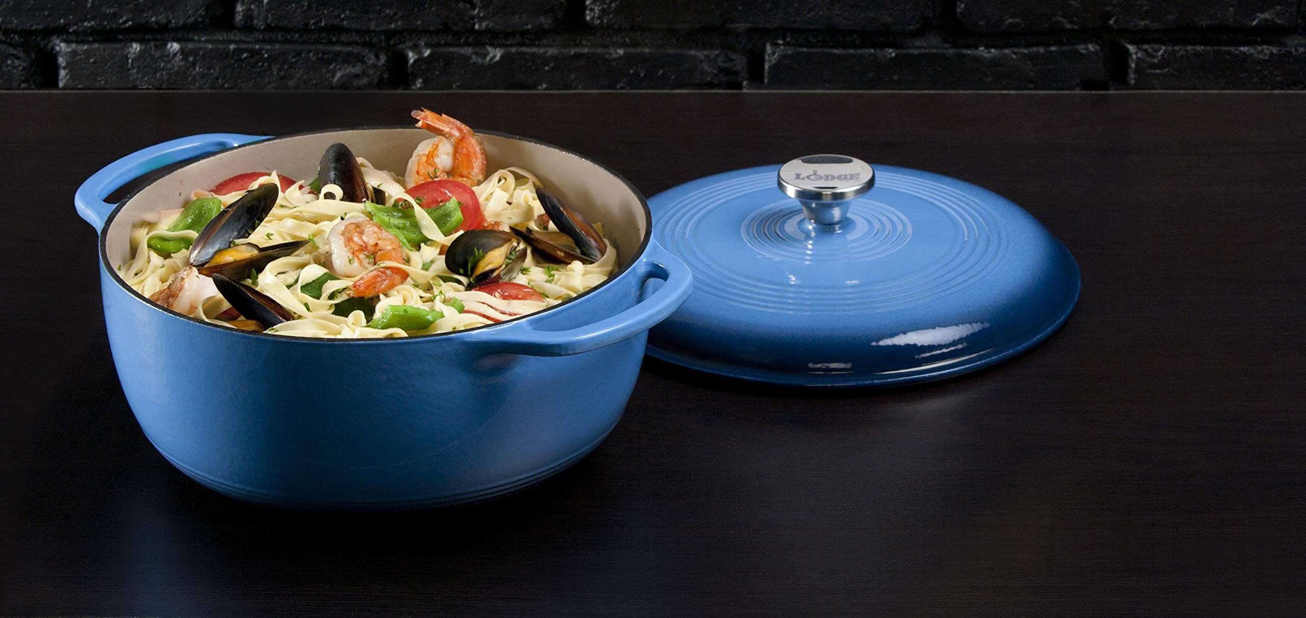 Lodge Enameled Cast Iron Dutch Oven (6-Quart)