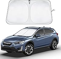 Vista 1 de EcoNour Parasol para Subaru Crosstrek 2013-2015 2016 2017, visera solar para parabrisas delantero y ventana, bloqueador de calor UV y protector