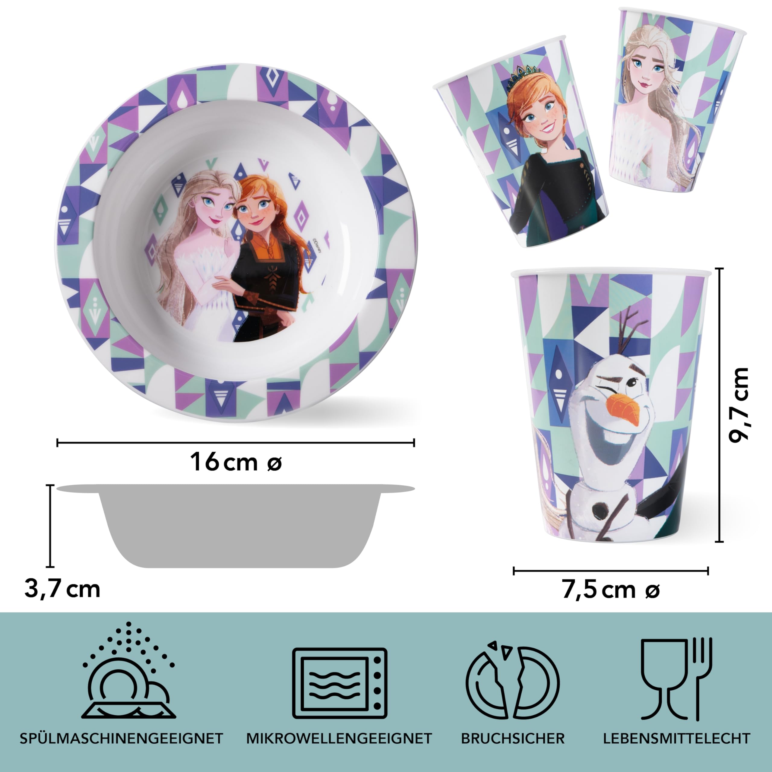 Frozen 3tlg Frühstücksset