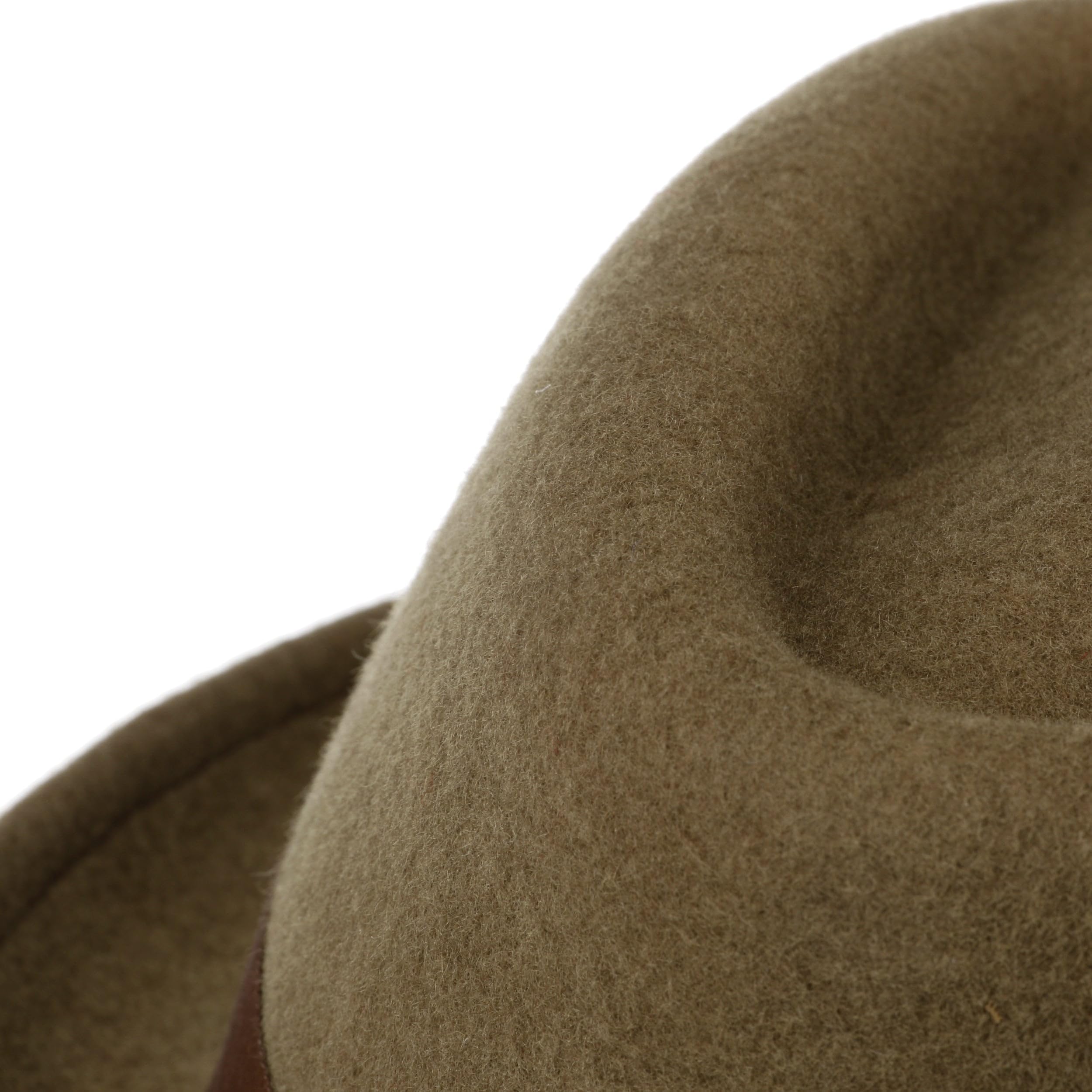 Lierys Chapeau Classic Porkpie Femme/Homme - Made in Italy en Feutre de Laine avec Ruban Gros Grain Hiver Automne Ete Printemps Printemps-ete