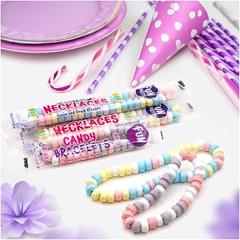 Candy Bracelets & Candy Necklaces - 68 Count - 2 Packs