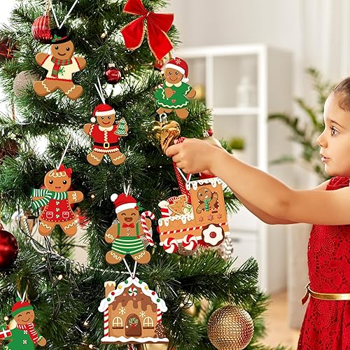 Miniatura 5 de Funrous 48 kits de manualidades de Navidad para niños, arte y manualidades de Navidad, kit de adornos de Navidad para hacer tus propios proyectos de