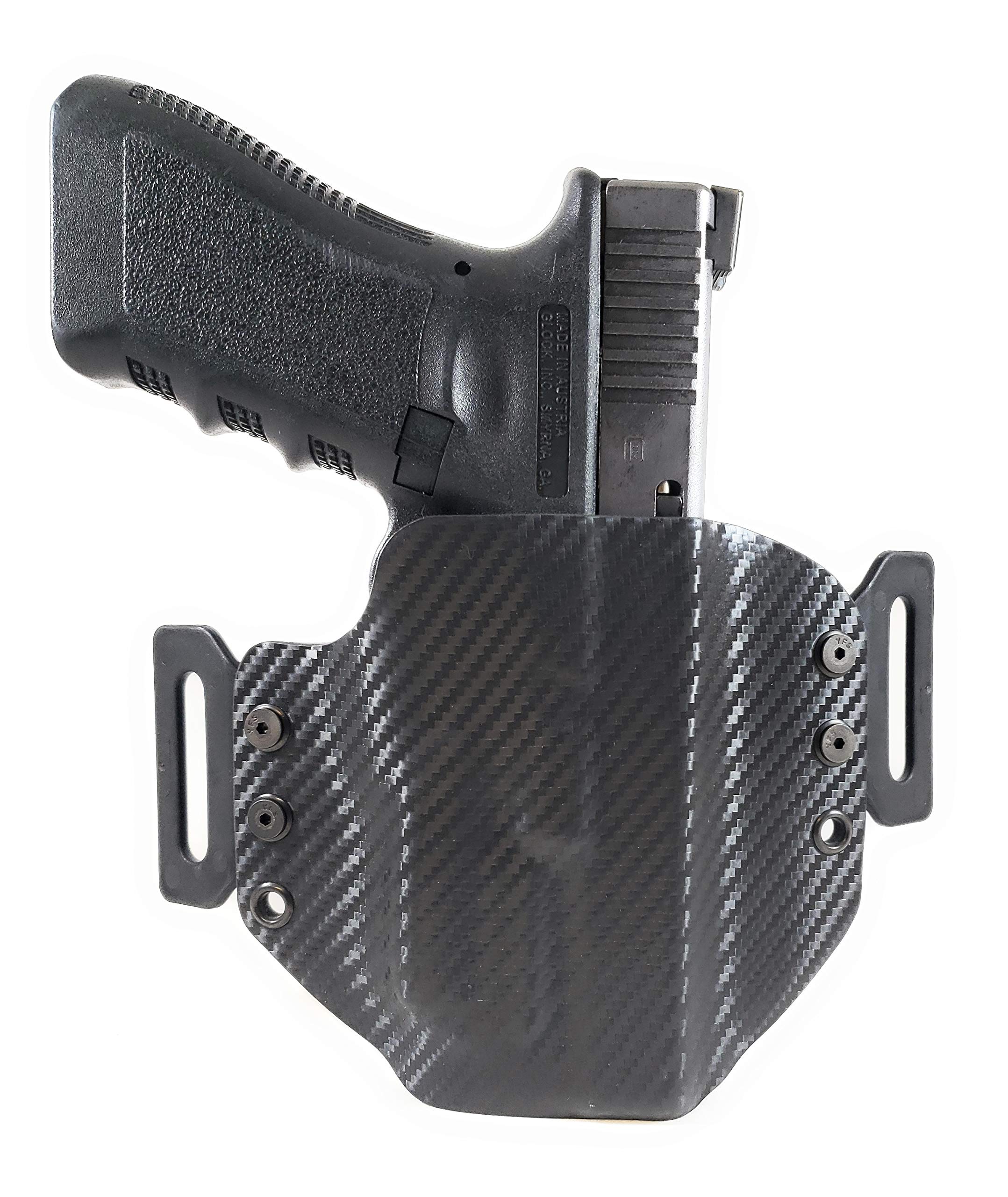 Tru Fit Tactical Owb Kydex Gun Holster Carbon Black Olight