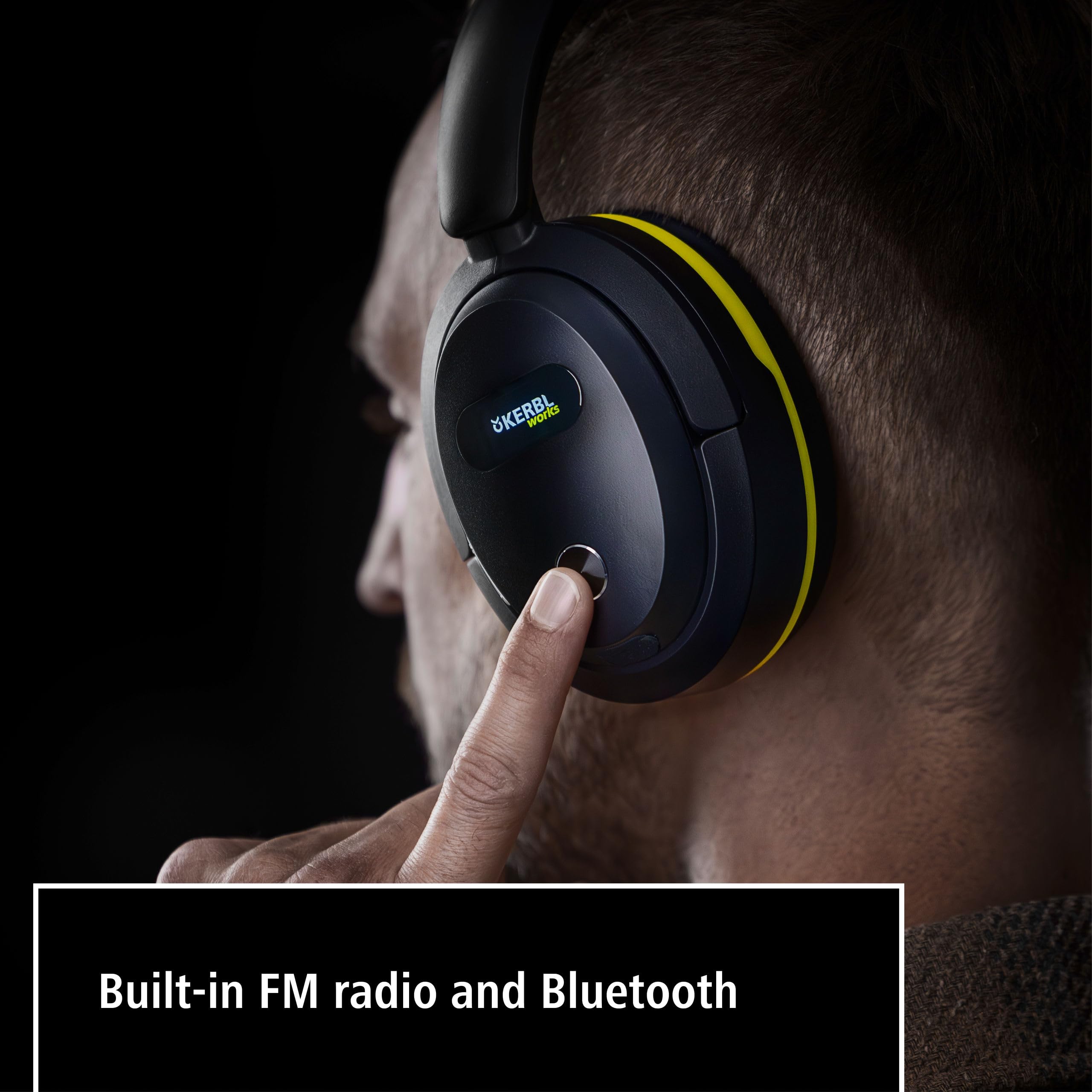 Kerbl Works Chroń słuch BT|FM z radiem Bluetooth