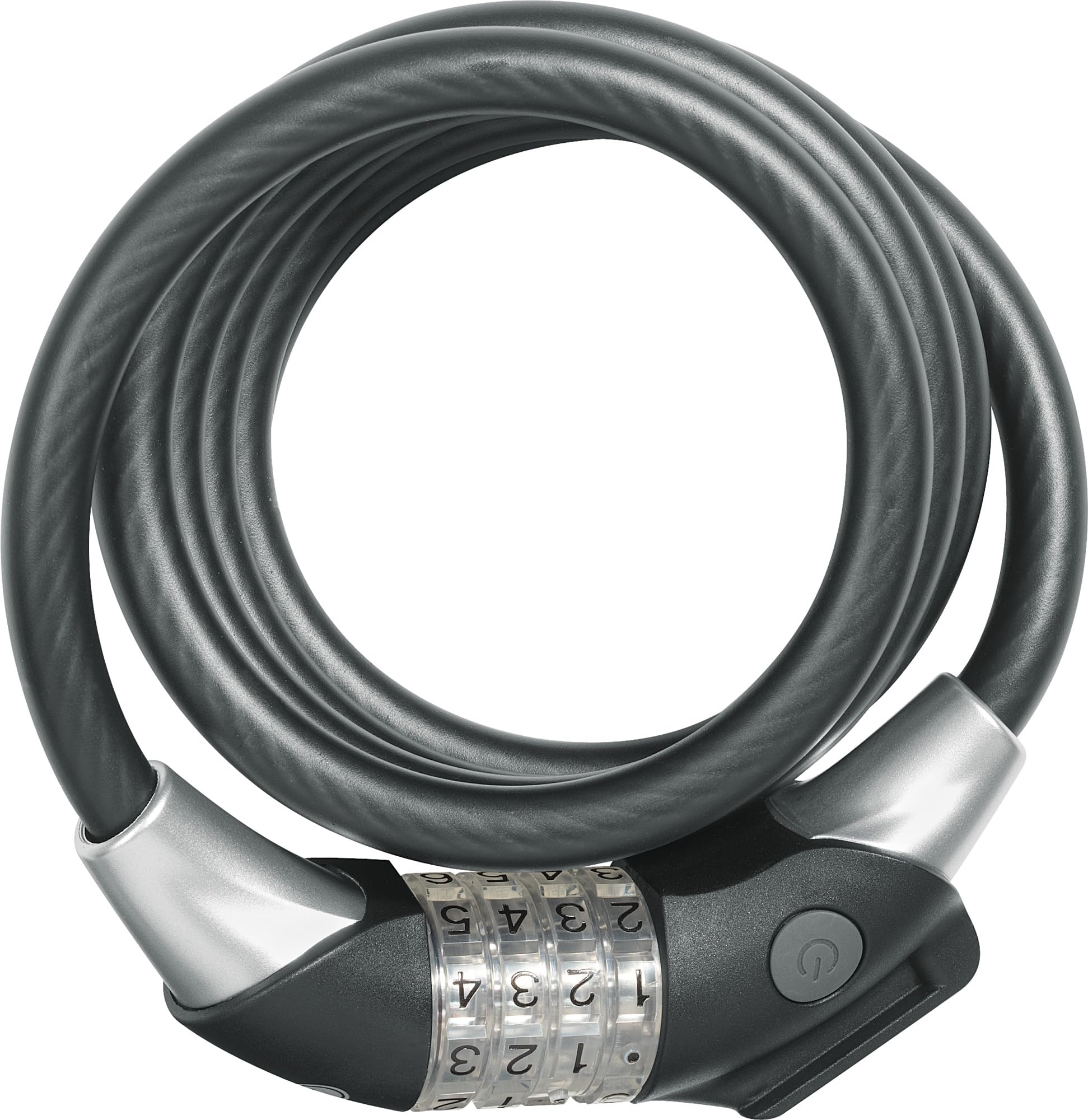 ABUS Antivol Spirale Raydo Pro 1450/185 avec Support TexKF, 185 cm