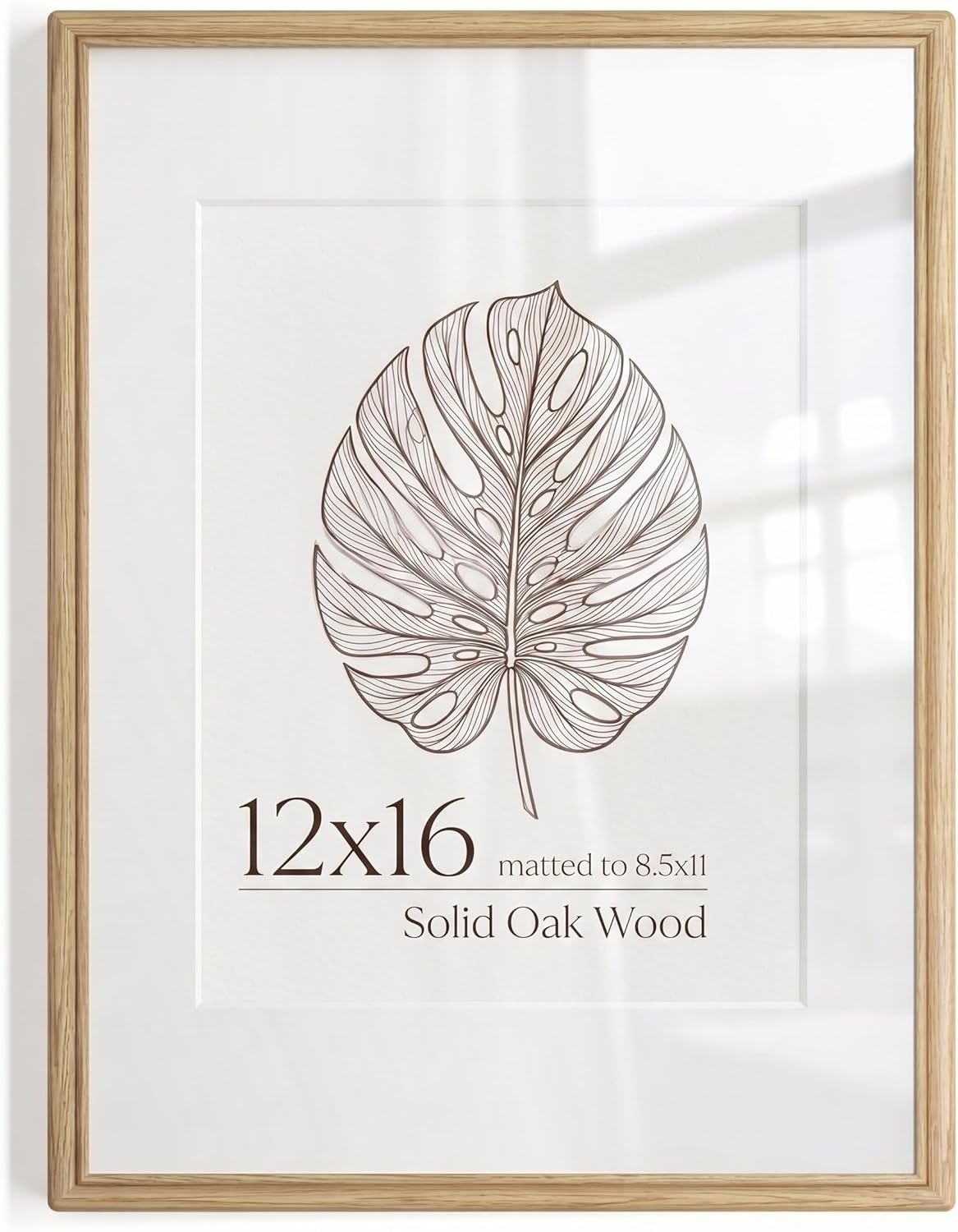 Picture Frames,22 x 28 Picture Frame,Solid Walnut Wood Picture Frame,22x28 Photo Frame with High Tempered Glass,22 by 28 Wooden Frame Matted to 18x24 Photo for Wall Display,1 Pack
