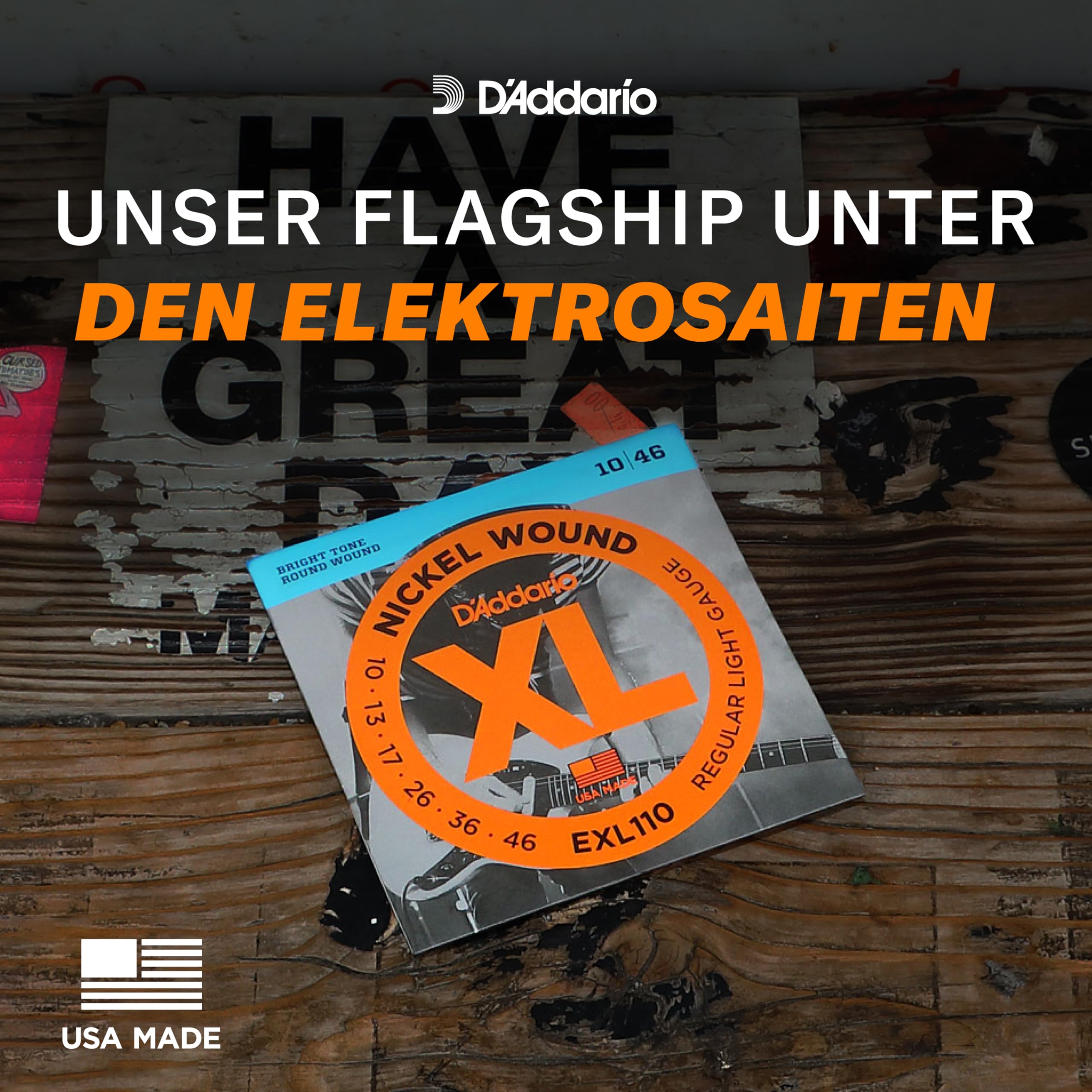 D'Addario EXL120 Nickel Wound E-Gitarrensaiten, Super Light, 9-42