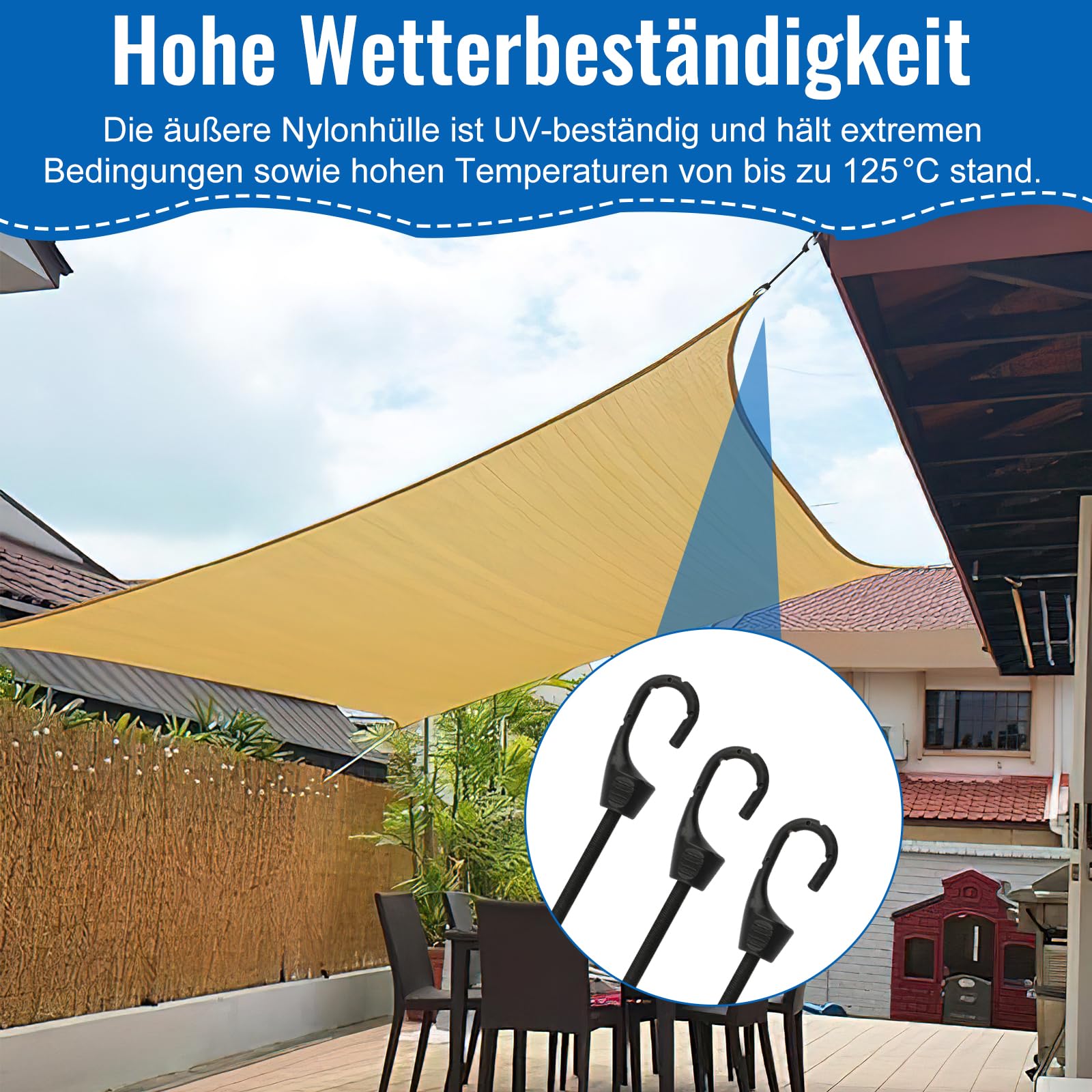 12 Stück Spanngummi Mit Haken – Robuste Expander Für Camping, Fahrrad, Zelt & Haushalt
