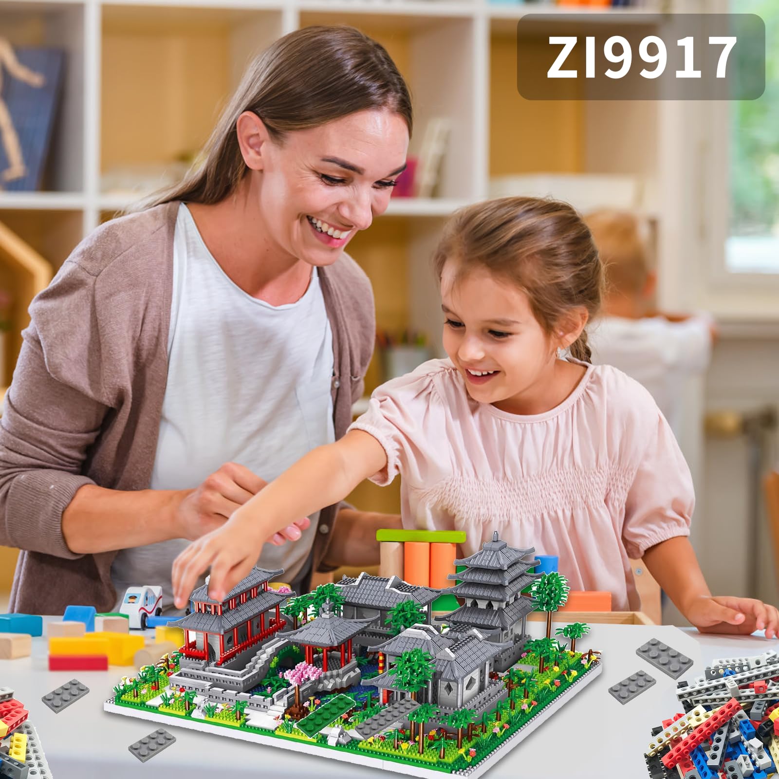 PlaySynthe Sphinx Bausteine Set - 2800+ Teile Ägypten Architektur Modell | Klemmbausteine Für Erwachsene & Kinder