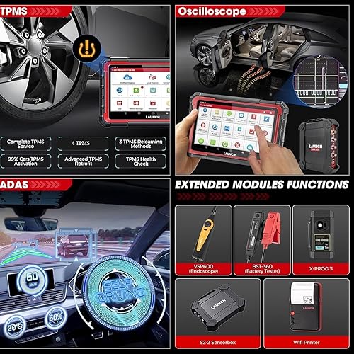 Miniatura 7 de Launch X431 PRO Elite 2026 Herramienta de escaneo bidireccional, 38+ restablece el escáner de sistema completo, escáner de diagnóstico todo en uno