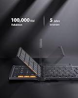 ProtoArc XK01 Összecsukható Bluetooth Billentyűzet Numerikus Billentyűzettel, Vezeték Nélküli Mini Billentyű 2