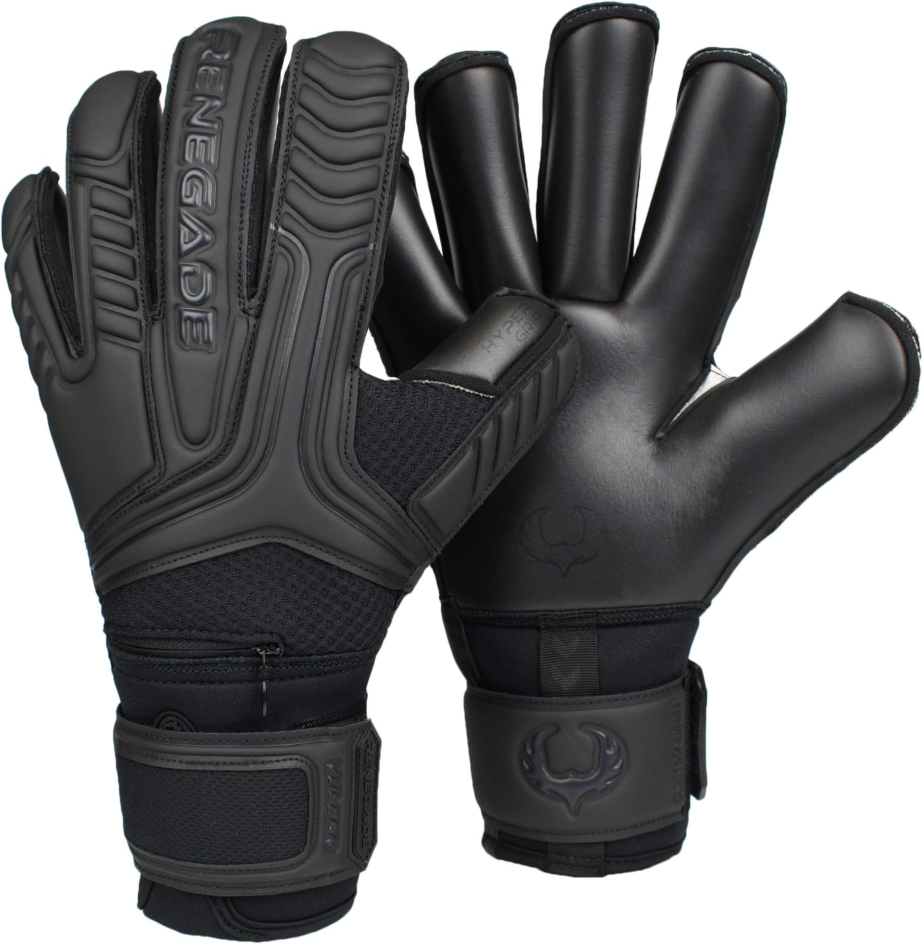 Vulcan Goalie Gloves with Microbe-Guard (Sizes 6-11, 4 Styles, Level 3) Pro-Tek Fingersaves & 3.5+3MM Hyper Grip | Excellent Goalkeeper Glove for Higher Play | Based in The USA