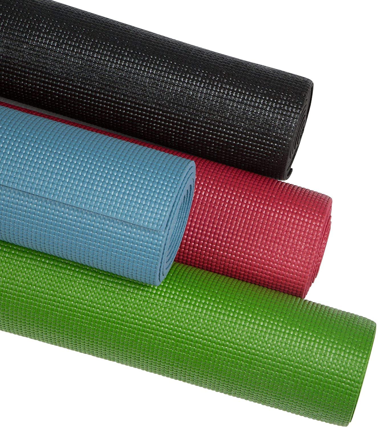 TAPPETINO PER YOGA TAPPETO PALESTRA PER ESERCIZI FITNESS AEROBICA 173 x 61 CM COLORE CASUALE