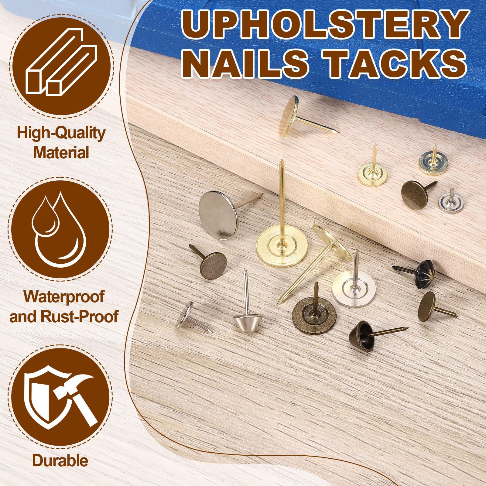 YELARXI Upholstery Nails Tacks - Image 3