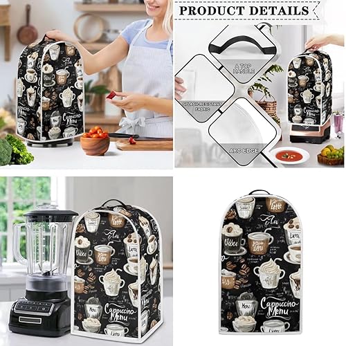 Vista 158 de doginthehole Lindos elefantes decorativos para electrodomésticos pequeños, juego de cubiertas de protección de huellas dactilares para cocina