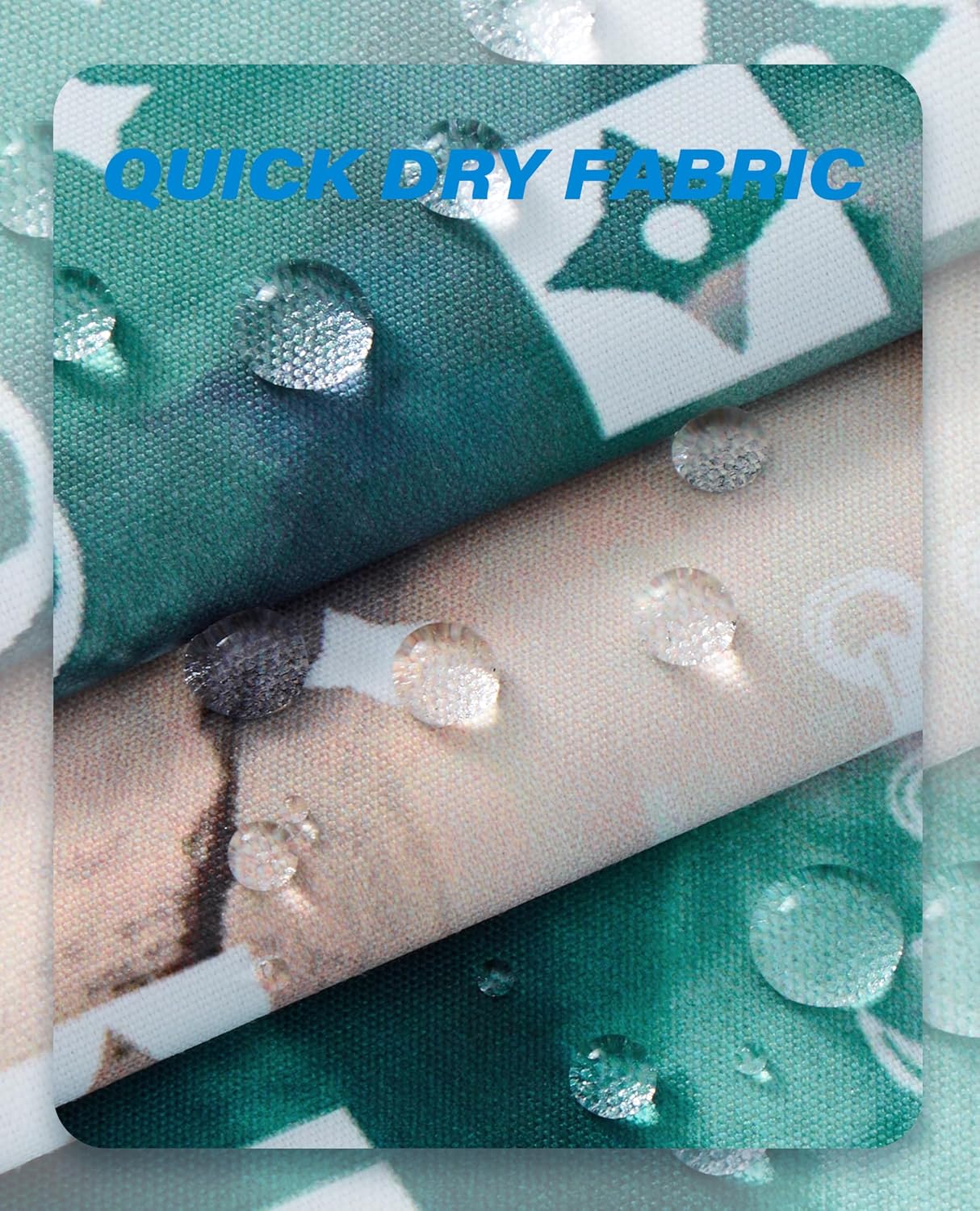 9inch Mens Swim Trunks: 2 in 1 with Compression Liner Stretch Quick Dry Drawstring Shark Pockets Beach Pool Vacation - Image 3