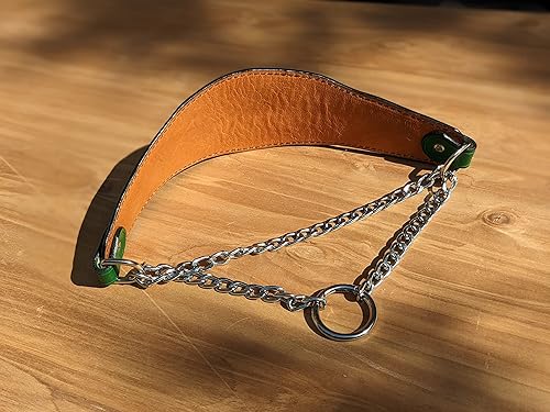 Miniatura 7 de Celtic Dog Knots, Celtic Irish Wolfhound Tapered Leather Martingale Collar, Padded Leather Dog Collar, 3D Handmade Dog Collar, Airbrush Art, Custom
