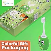 Vista 7 de Trueocity Cepillo de Dientes Eléctrico Automático en Forma de U para Niños, Cepillo de Dientes Automático Eléctrico Recargable para Niños Pequeños