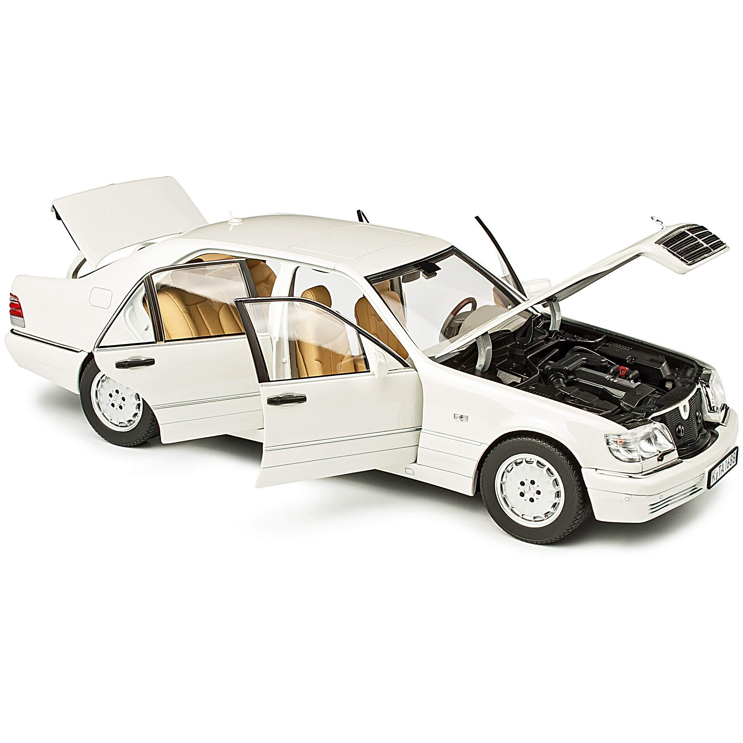 Mercedes-Benz S-Class S320 White Metallic W140 1991-1998 1/18