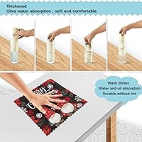 Vista 142 de Juego de 6 paños de cocina reutilizables súper absorbentes para lavar platos, autos y hogar, lavables a máquina