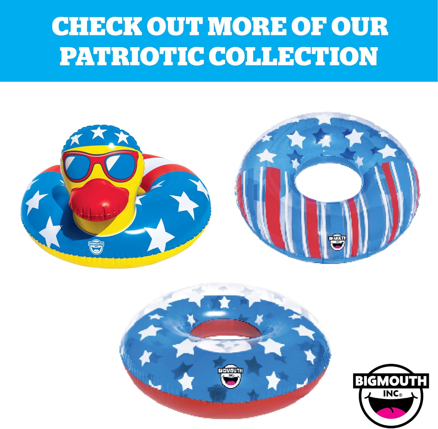 Star Spangled Splash Water Football Inflatable Pool Toy, Patriotic Red White and Blue Water Football for Pool Games, Beach Play, Lake Fun, Backyard Summer Toys for Kids and Adults