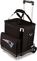 Vista 24 de Picnic TIME NFL Unisex-Adult NFL Cellar 6-Bottle Wine Carrier & Cooler Tote with Trolley