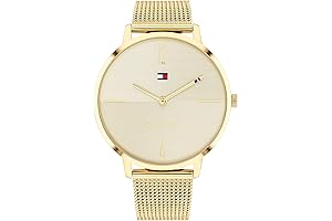 Tommy Hilfiger Women’s Quartz Stainless Steel and Mesh Bracelet Watch