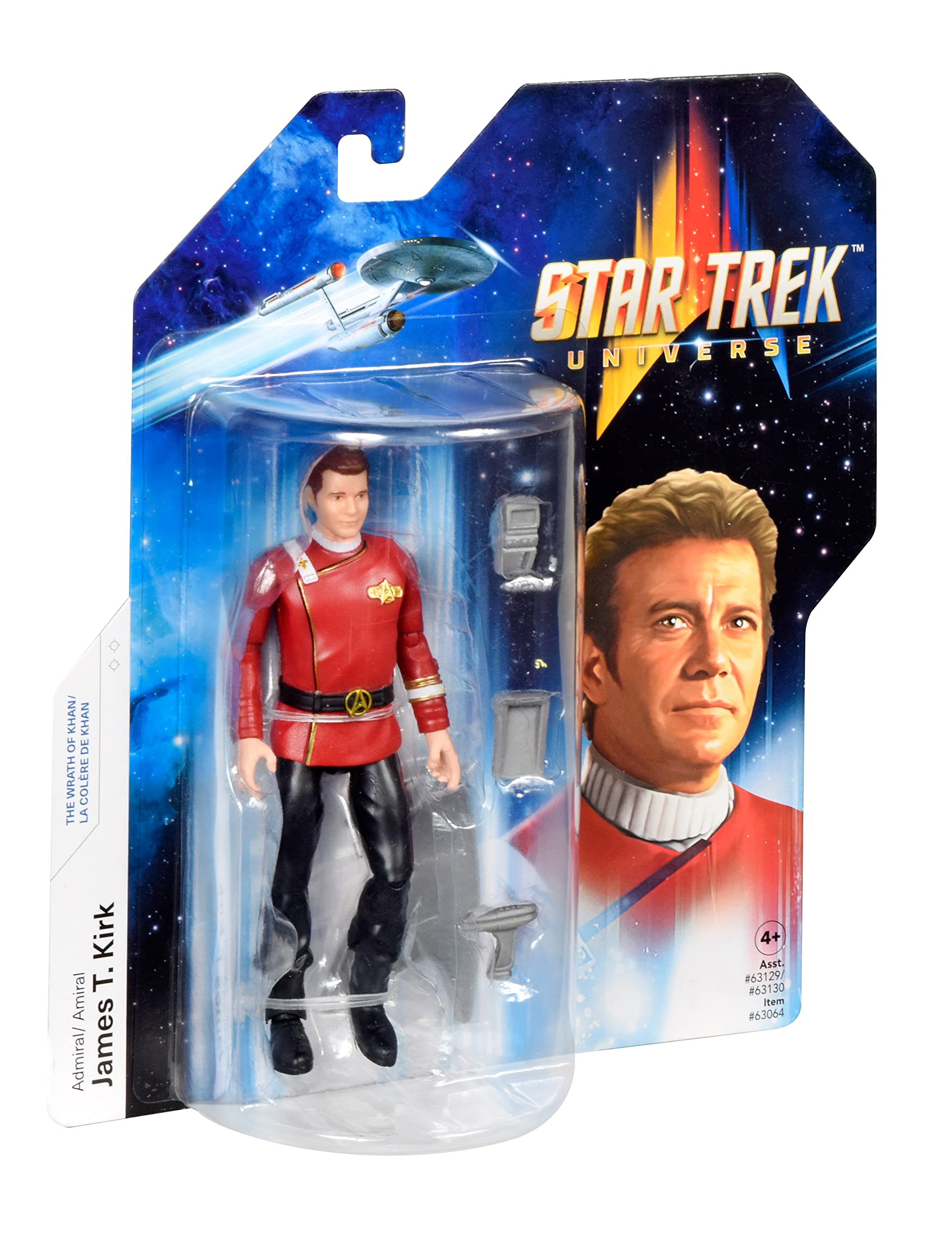 Playmates Toys - Star Trek II: The Wrath of Khan: Admiral James T