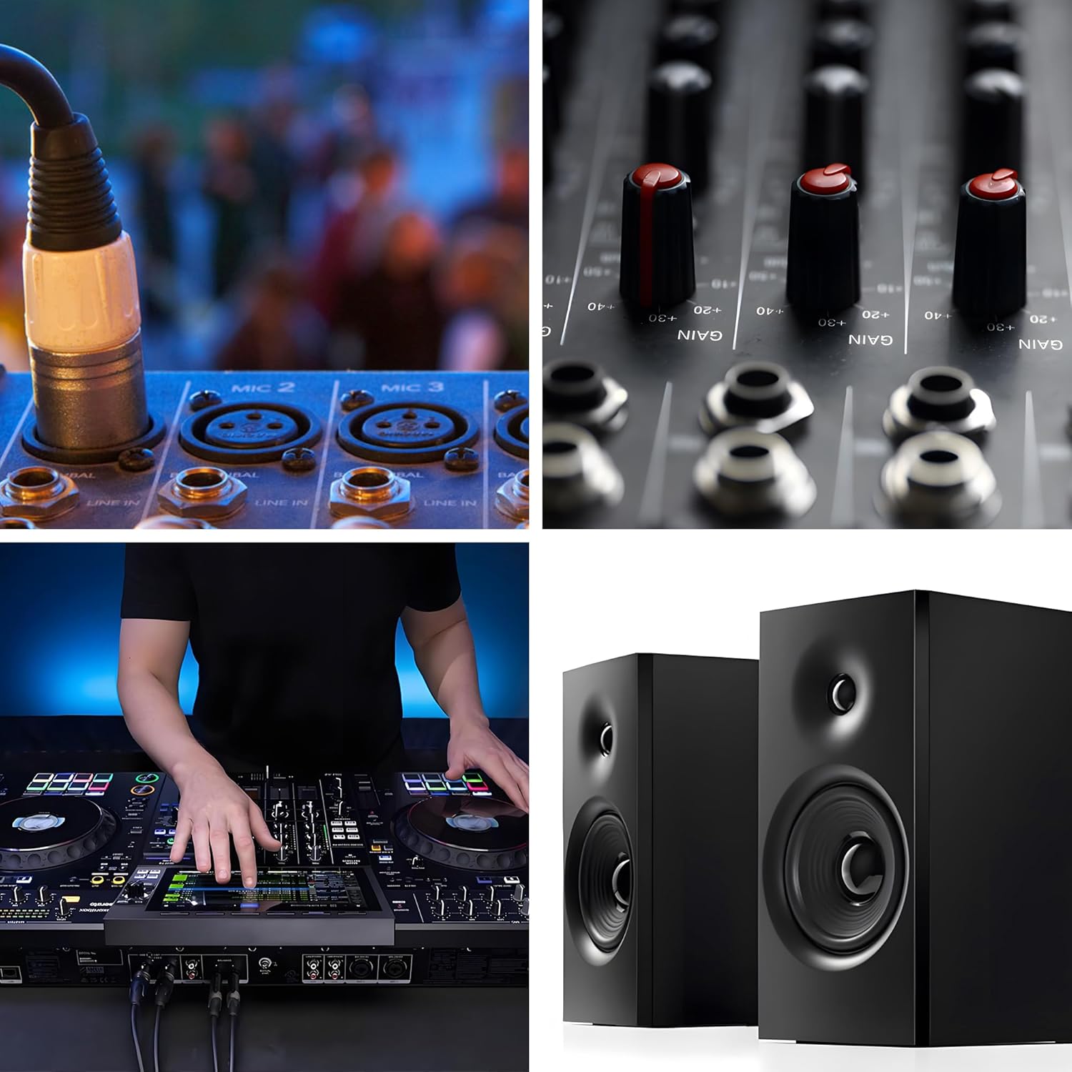 MAYWILLA D-Type XLR 3PIN Male Jack Socket,XLR 3 Pin Chassis Panel Mount Microphone Audio Straight Connector Adapter for Mixing Console, Amplifier, Speaker (2PCS) (Male)