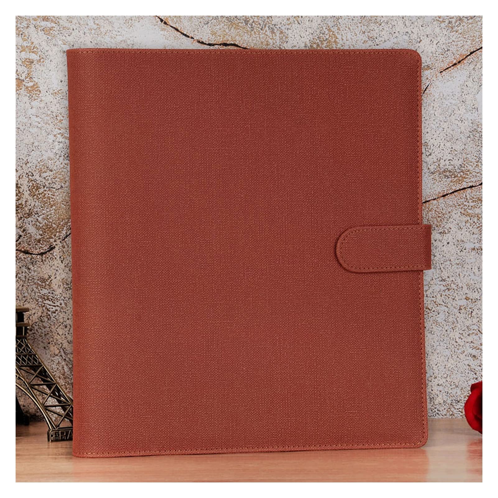 Album Photo Album photo 6 pouces 300 feuilles Photos Album Interstitiel Simple Simple Retro Style Plus grande capacité Mariage Baby Photo Livre de famille (reliure de liant) Album Photo Scrapbooking (