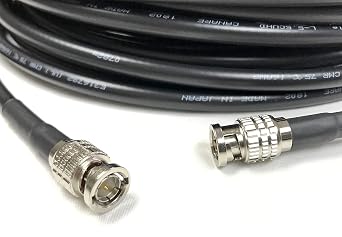 Custom Cable Connection 1 Foot Canare (L-5.5CUHD) 12G-SDI 4K UHD Video BNC Coax Cable Sold