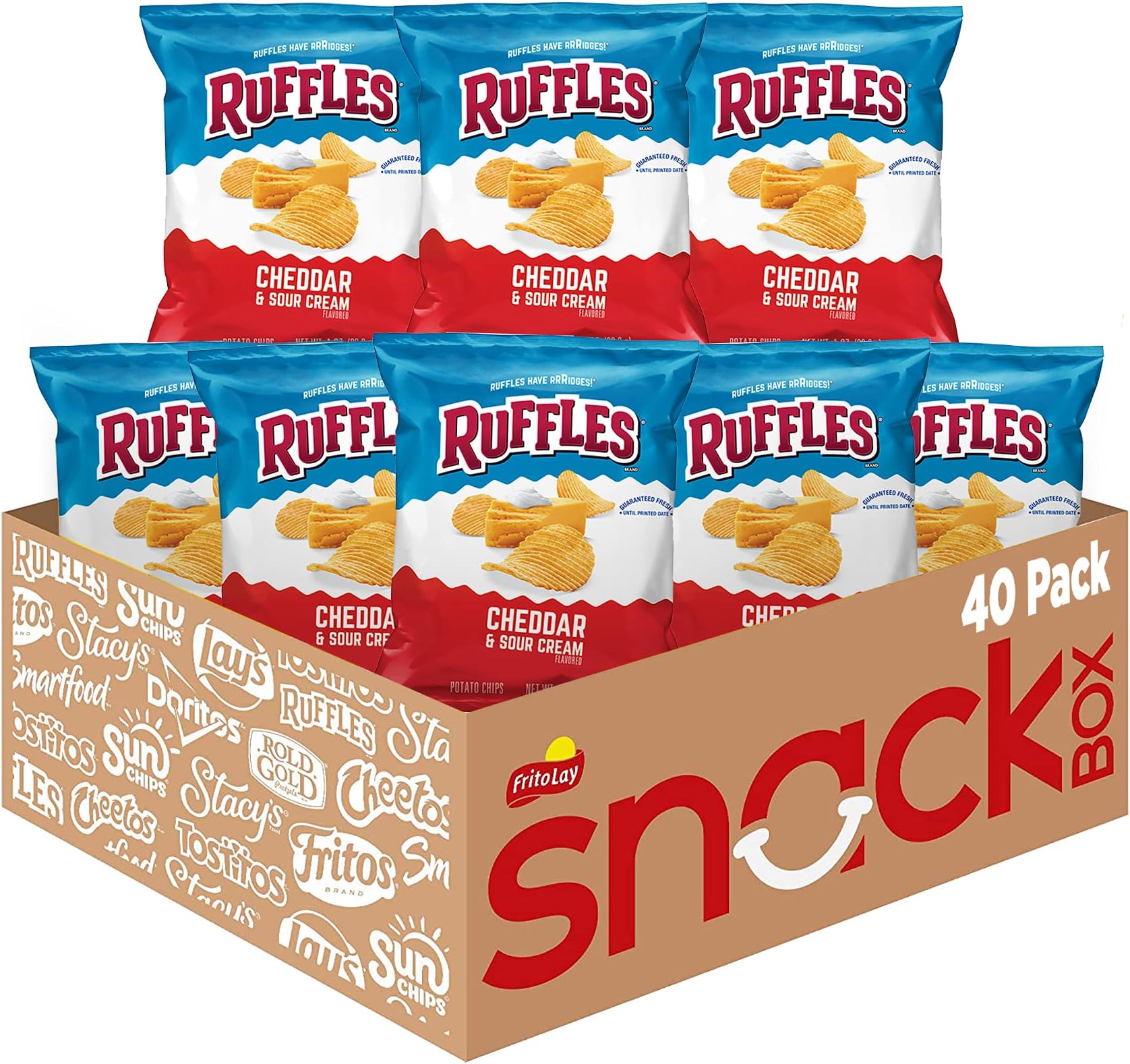 Potato Chips, Cheddar Sour Cream, 1oz (40 Count)