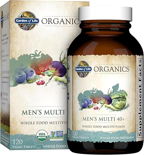 Garden of Life Kind Organics Comprimidos Multi 40 para hombre 658010117692 120 1 1