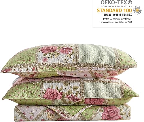 Miniatura 8 de MERRY HOME Juego de edredón tamaño King, juego de colcha reversible de 3 piezas, edredón suave y ligero con fundas de almohada para todas las