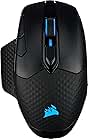 Corsair Dark Core RGB PRO, Wireless/Wired Gaming Mouse (18000 DPI Optical Sensor, Fast Response Time, 8 Programmable Side Buttons, Dynamic Multi-Colour Backlighting) Black