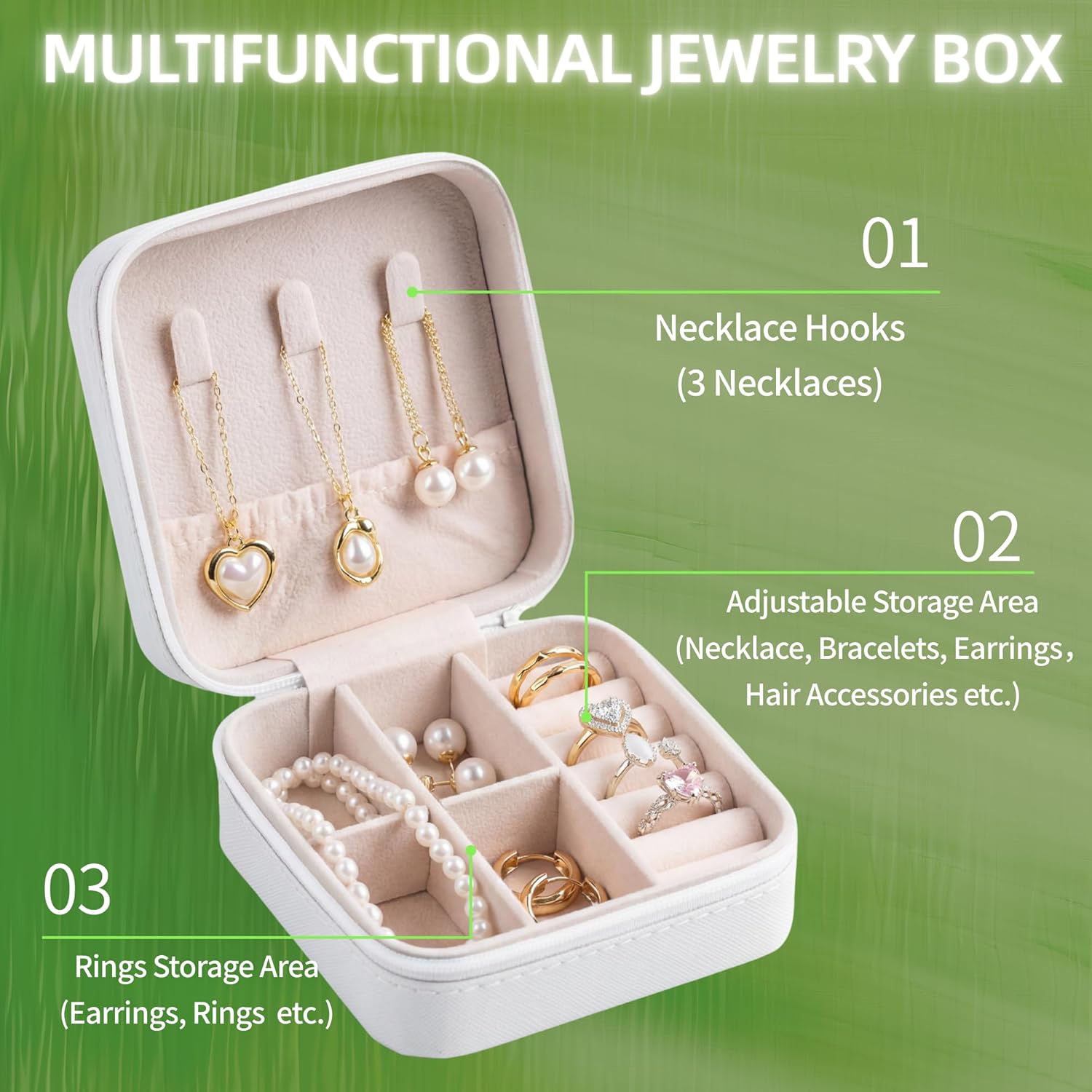 12-Pack Soccer Portable Jewelry Box for Team Travel White Sport Jewelry Case Bulk Gifts for Soccer Team Athletes & Sports Enthusiasts Christmas Events & Milestones