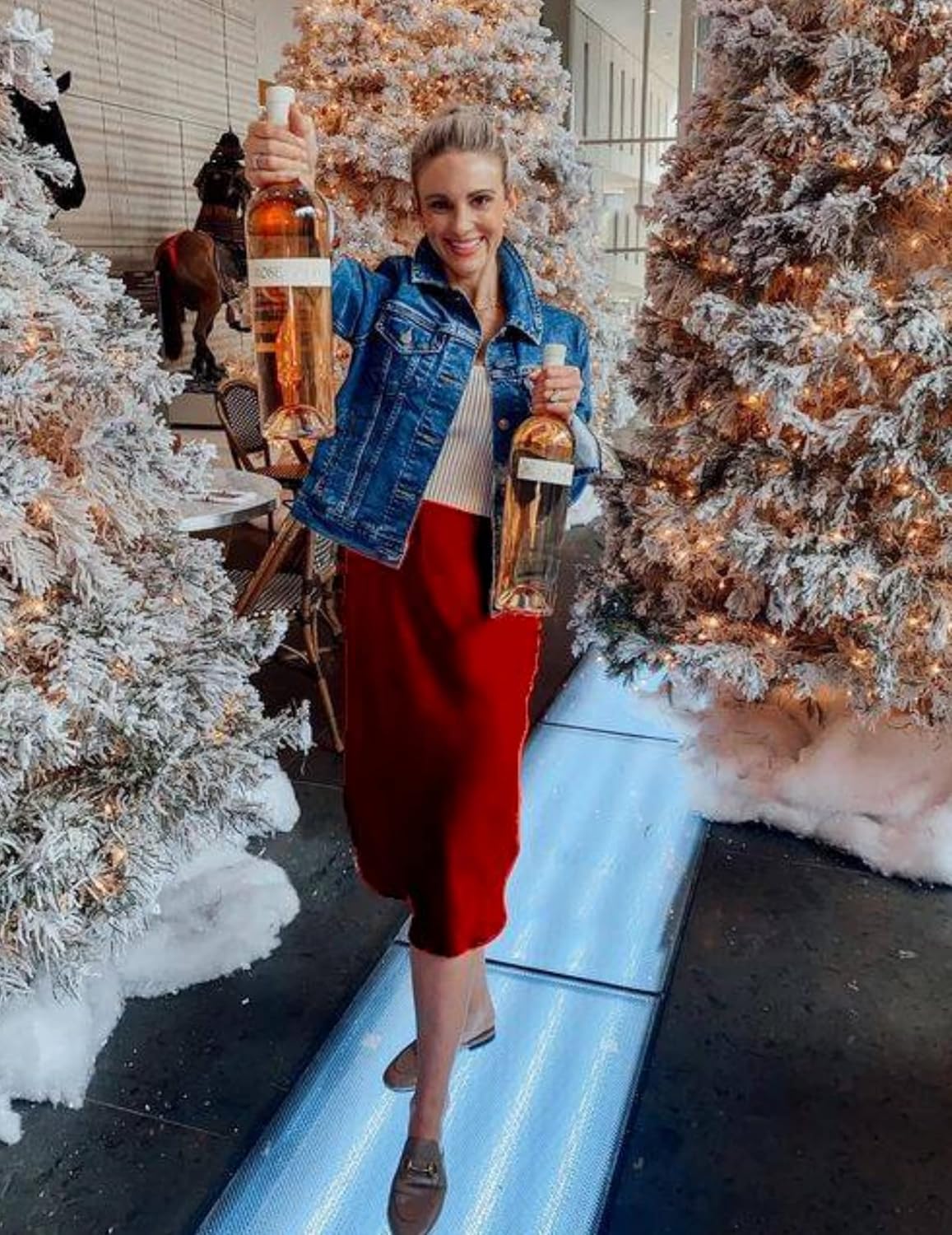 Zeagoo Skirts for Women High Waist Skirt Elegant Midi Skirt Satin - Image 5