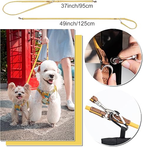 Miniatura 4 de Arnés sin tirones para perro, con correa multifunción, pechera ligera, suave y ajustable para mascota, no ahorca, chaleco a prueba de escape, con