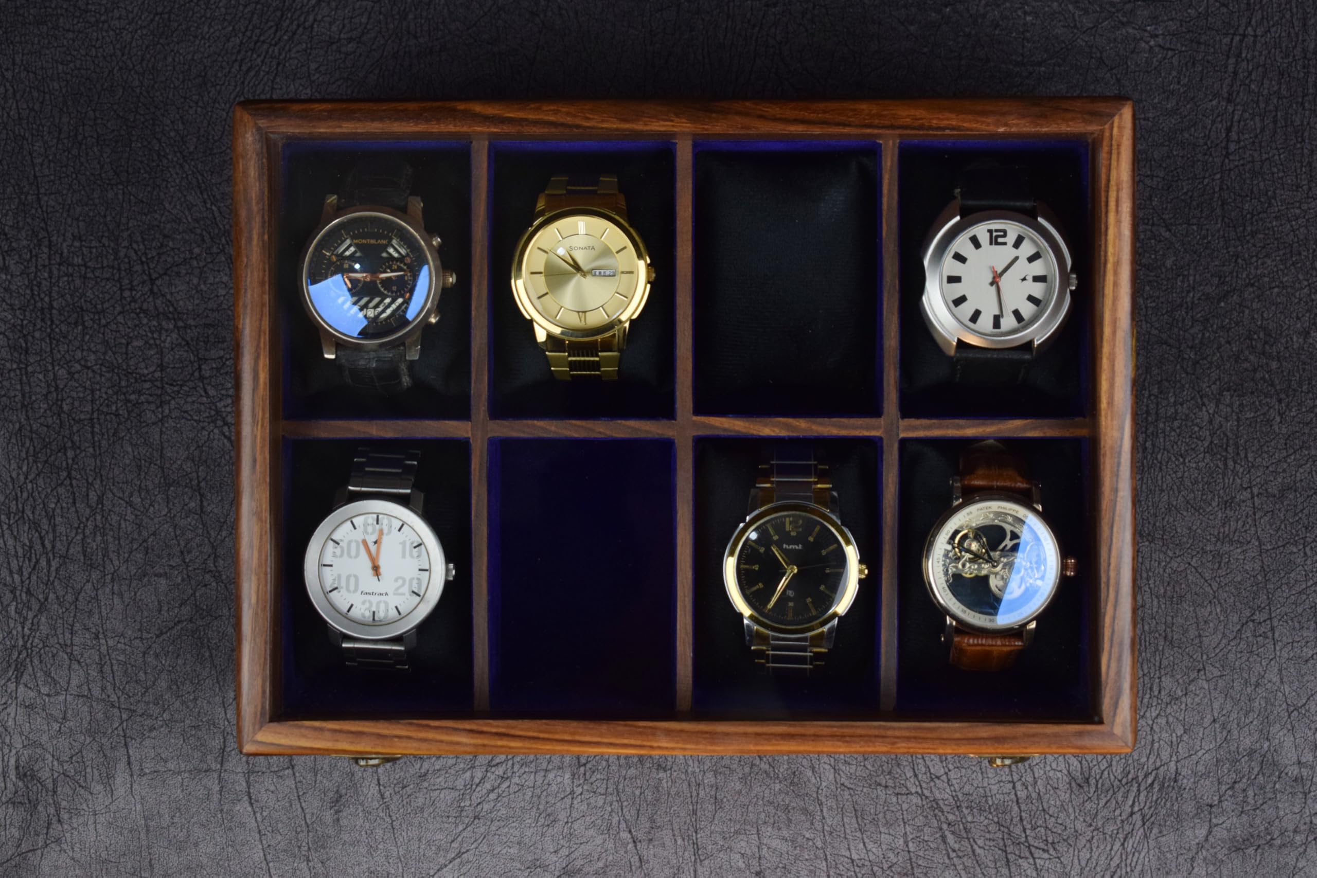 Royal Craft Expertise Elevate Your Watch Collection with The Watch Deck Pro – Premium Watch Display Case for 8 Watch – Easy Access, Drawer & Velvet Lining – Mens Watch Box & Watch Case (B0B18P4LRX) Amazon Price History, Amazon Price Tracker