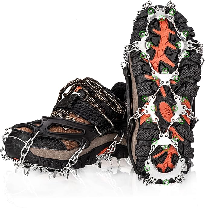 Details about &nbsp;Trespass Ice Grippers Anti Slip All Sizes For Boots Shoes & Heels