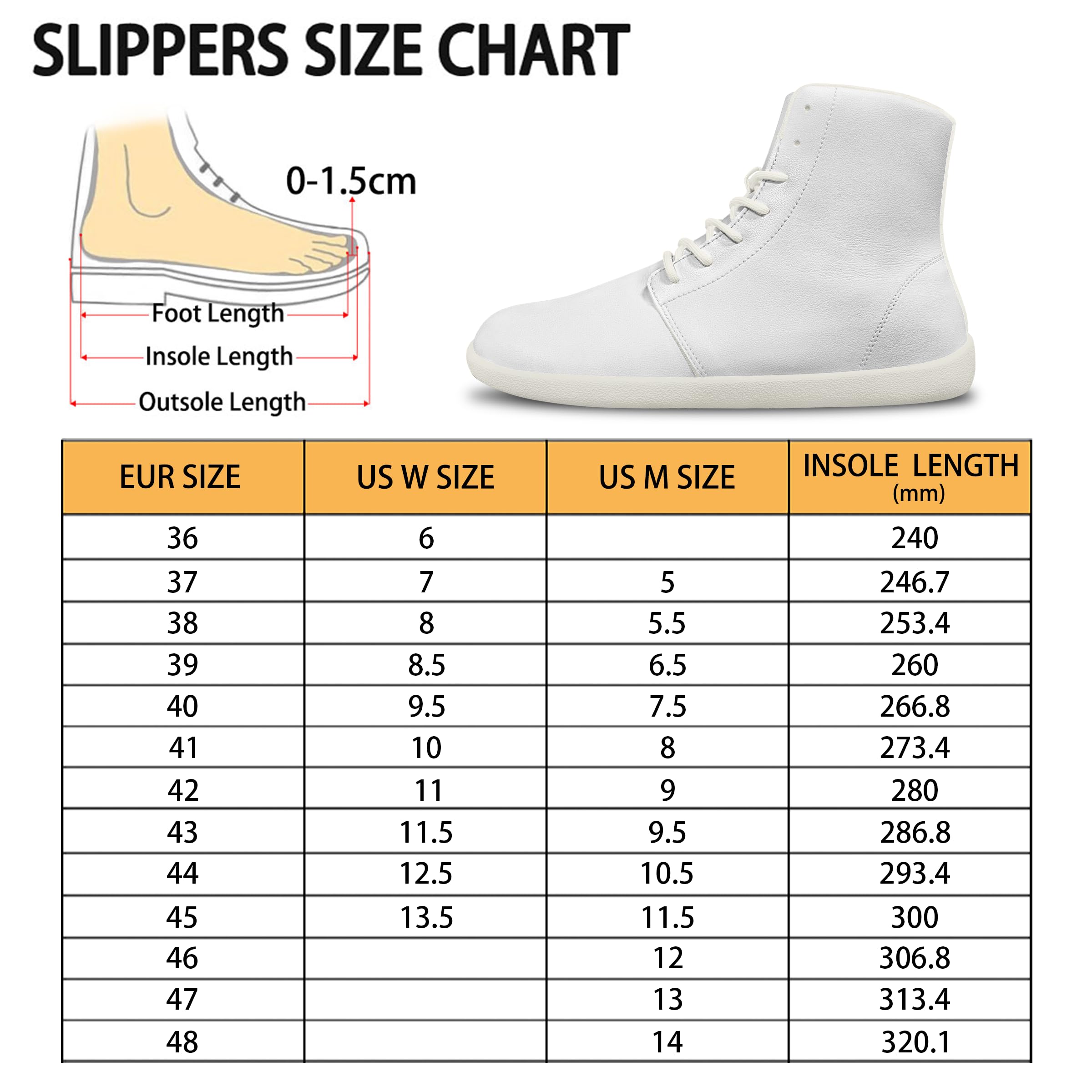 Dajingkj Bequeme PU-Leder Barfußschuhe Damen Herren Atmungsaktiv Sneaker & Sportschuhe für Outdoor & Indoor
