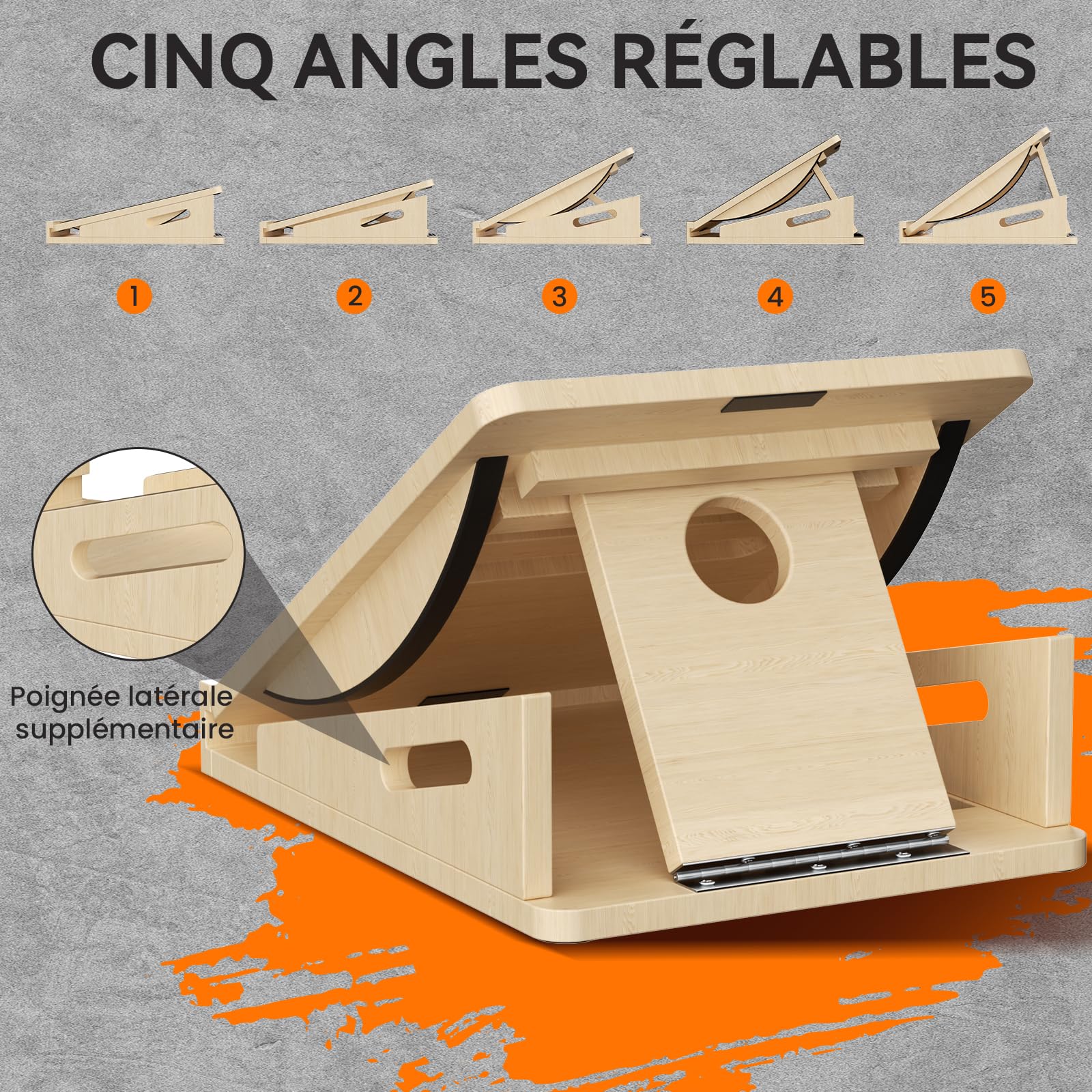 Tabla inclinada de madera 2 en 1 para estirar pantorrillas y equilibrar, tabla de equilibrio ajustable para estirar tobillos, tablas inclinadas de fisioterapia para rodillas, tobillos