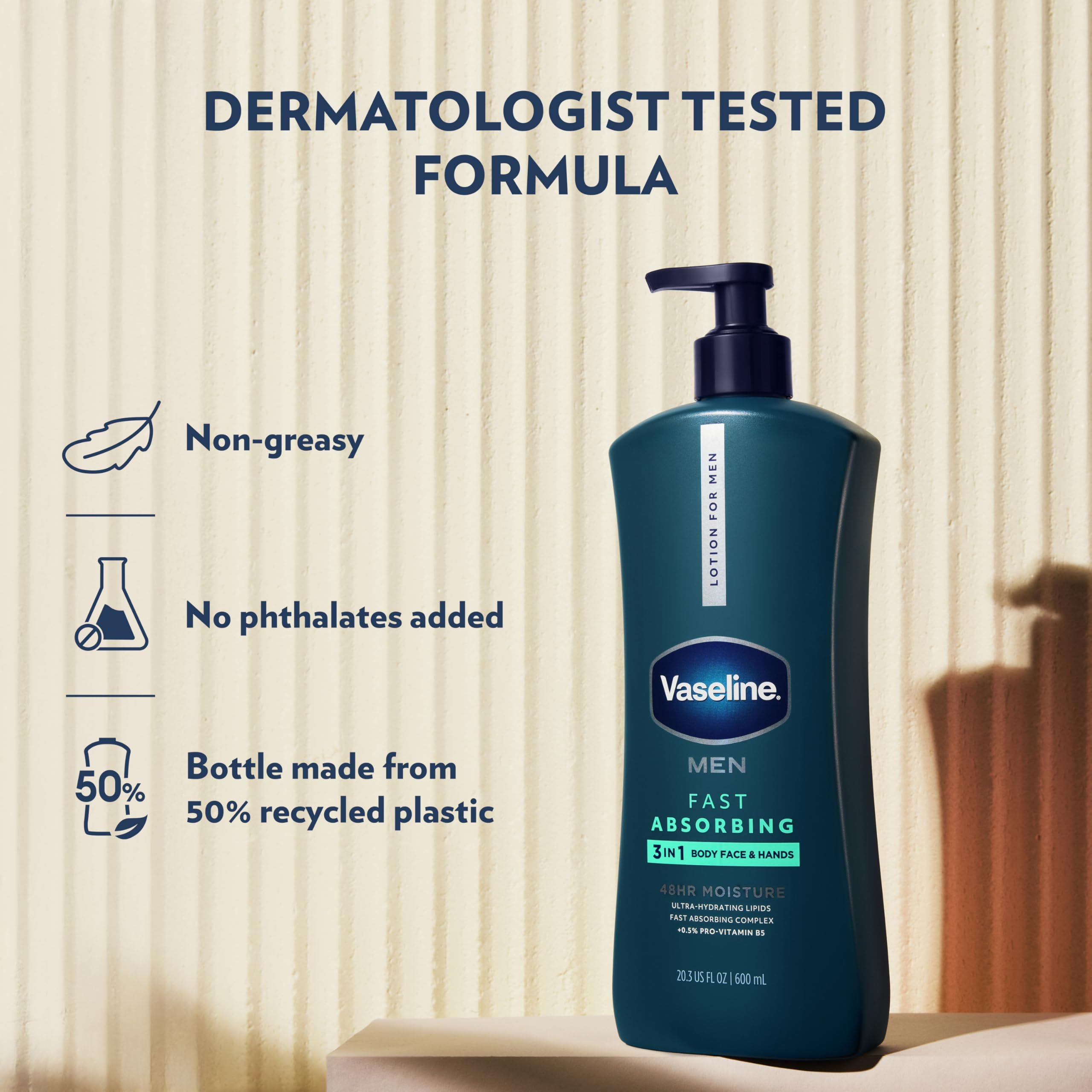 Vaseline Men Body Face Lotion / męski balsam do twarzy i ciała z USA